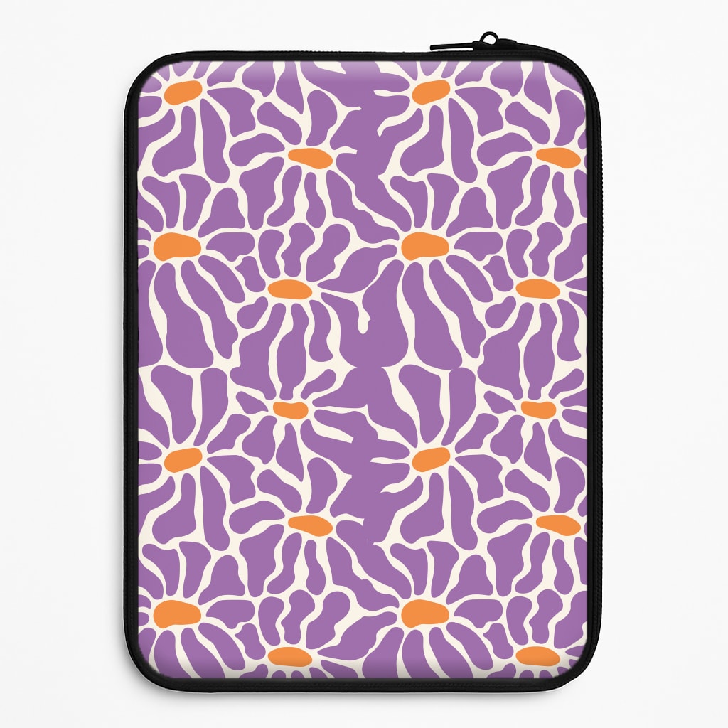 Purple Flowers - Summer Laptop Sleeve