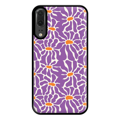 Purple Flowers - Summer Phone Case for Huawei P20