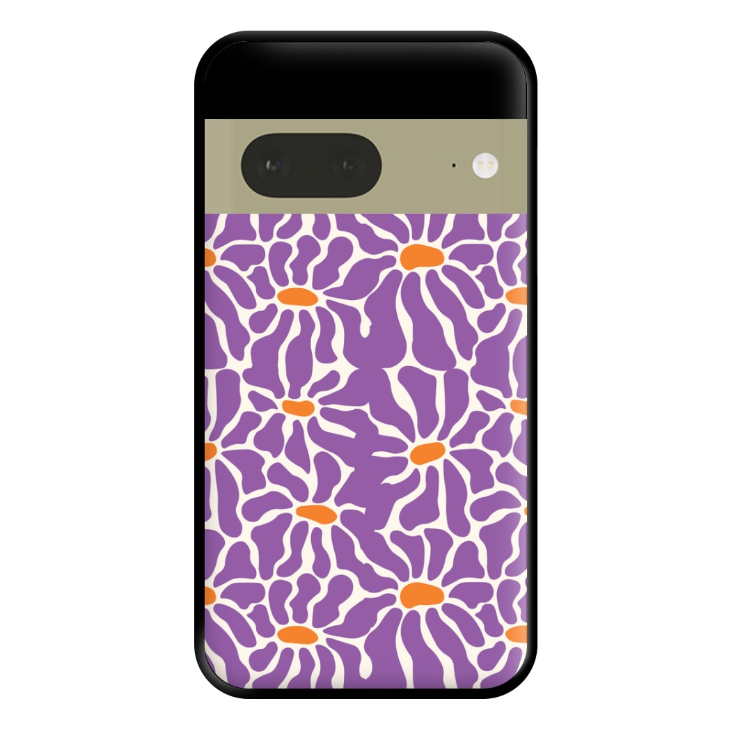 Purple Flowers - Summer Phone Case for Google Pixel 7a