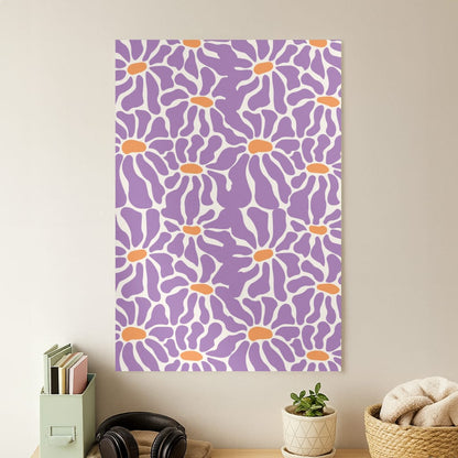 Purple Flowers - Summer Poster