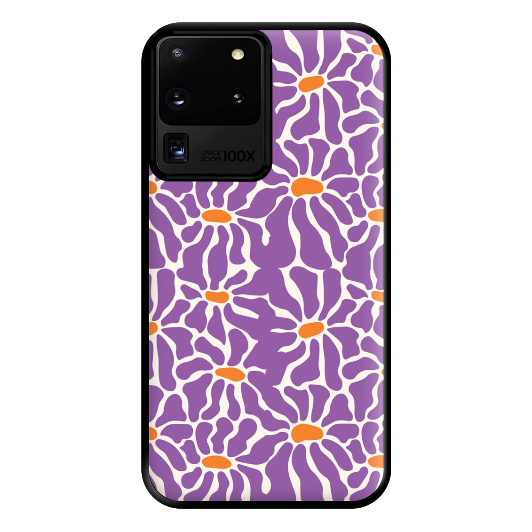 Purple Flowers - Summer Phone Case for Galaxy S20 Ultra