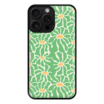 Green Flowers - Summer Phone Case for iPhone 16 Pro Max