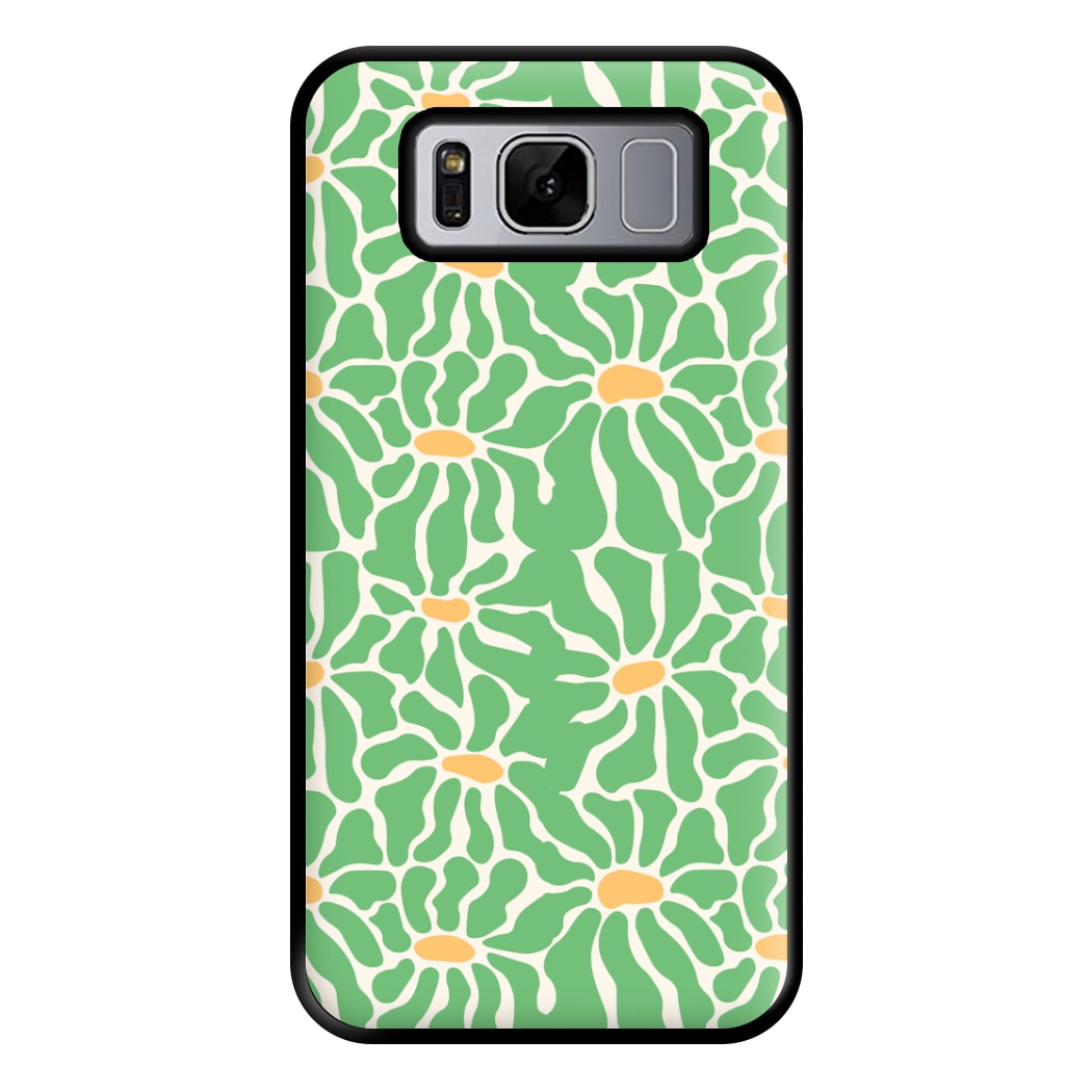 Green Flowers - Summer Phone Case for Galaxy S8 Plus