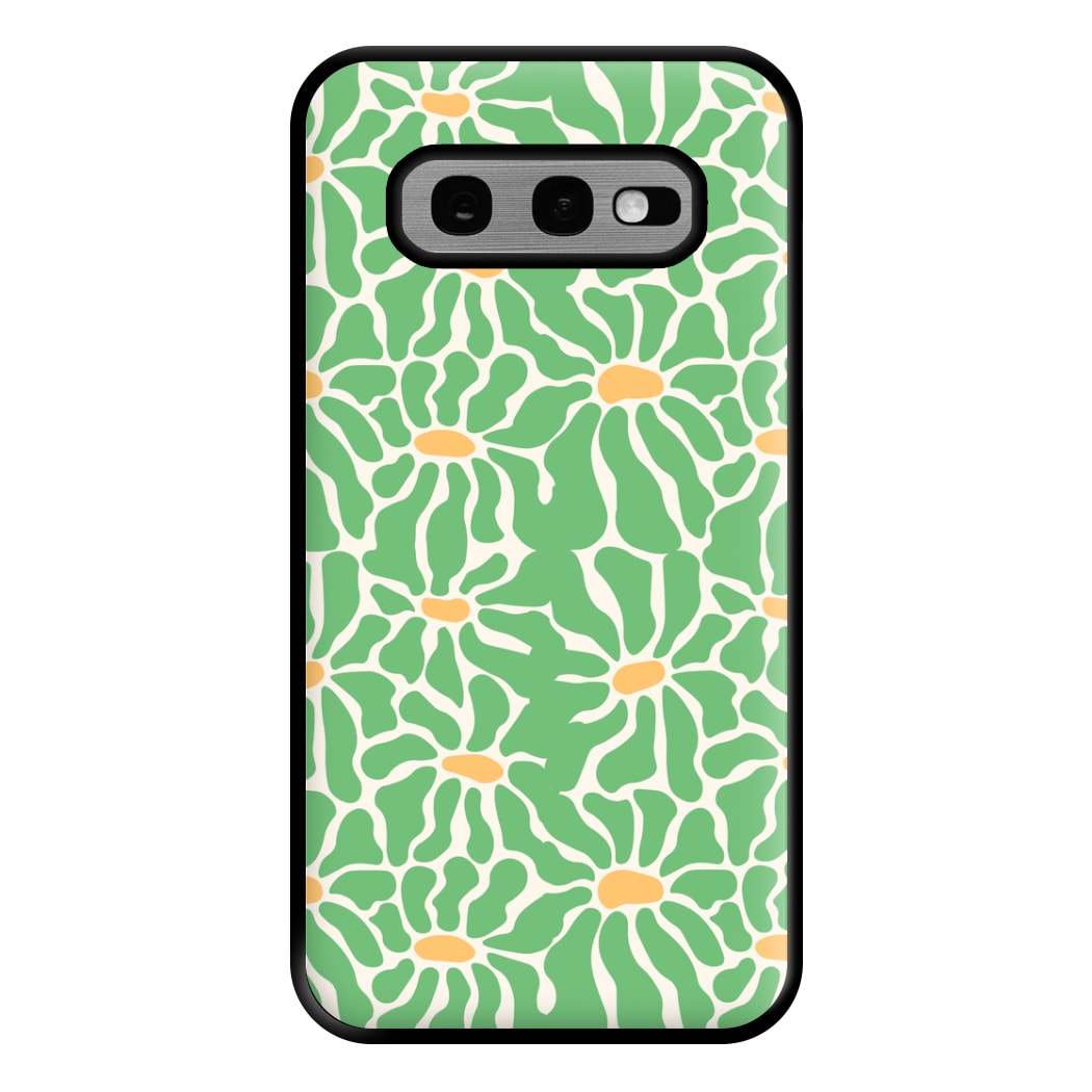 Green Flowers - Summer Phone Case for Galaxy S10e