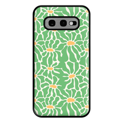 Green Flowers - Summer Phone Case for Galaxy S10e