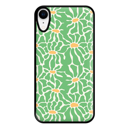 Green Flowers - Summer Phone Case for iPhone XR