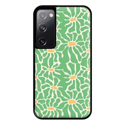 Green Flowers - Summer Phone Case for Galaxy S20