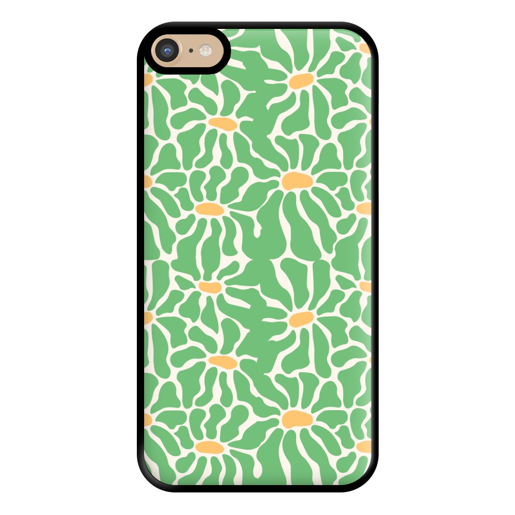 Green Flowers - Summer Phone Case for iPhone 6 Plus / 7 Plus / 8 Plus