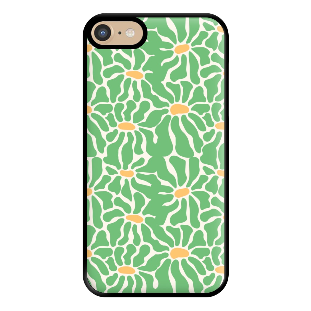 Green Flowers - Summer Phone Case for iPhone 6 / 7 / 8 / SE