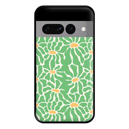 Green Flowers - Summer Phone Case for Google Pixel 7 Pro