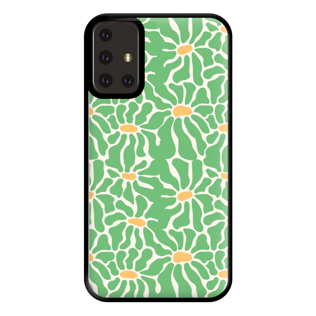 Green Flowers - Summer Phone Case for Galaxy A71