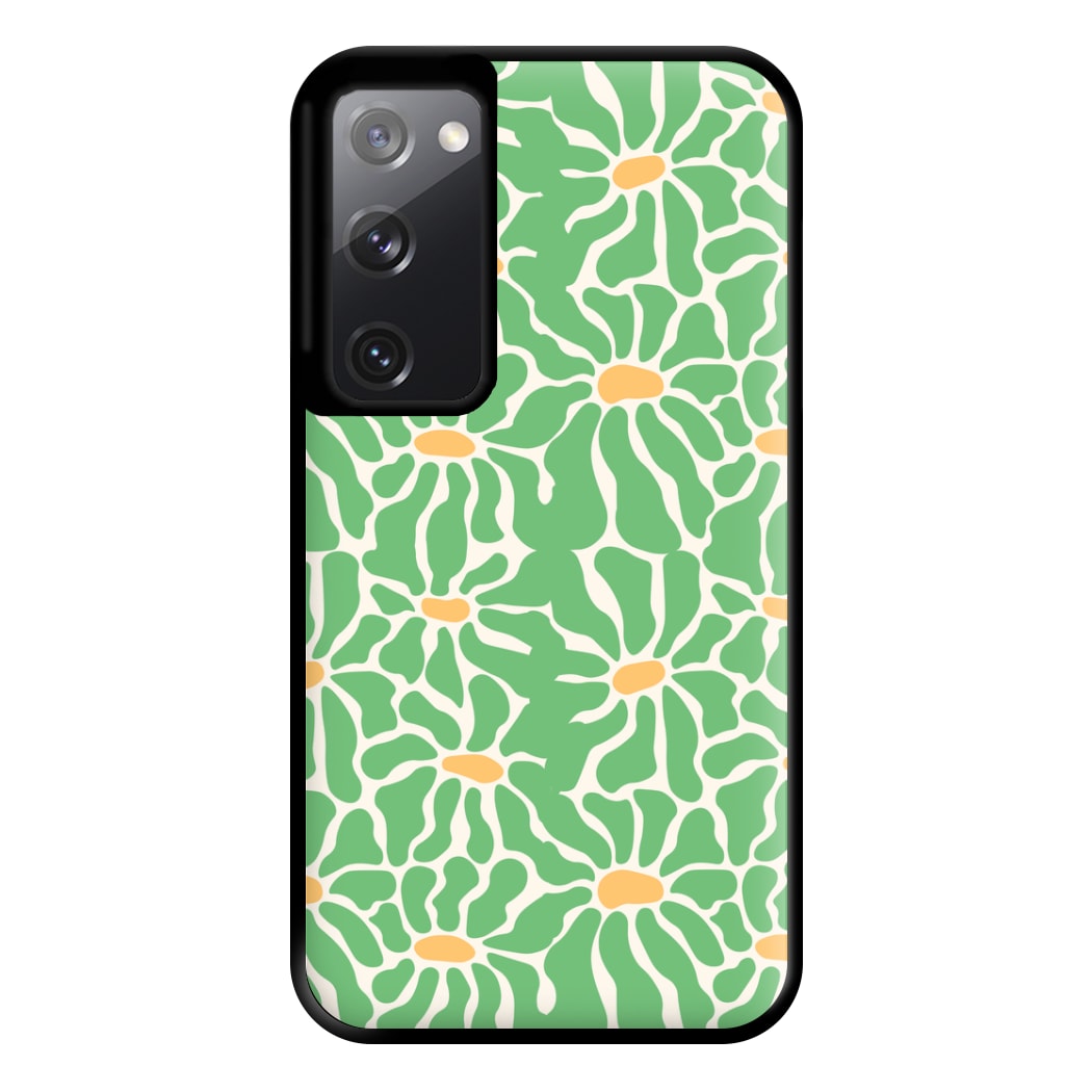 Green Flowers - Summer Phone Case for Galaxy S20FE