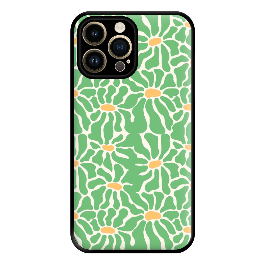 Green Flowers - Summer Phone Case for iPhone 14 Pro Max