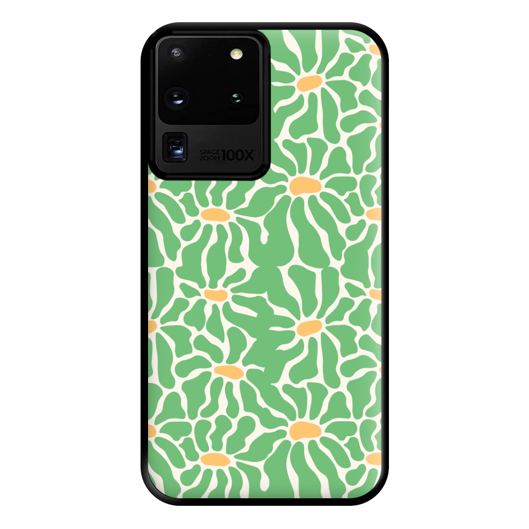 Green Flowers - Summer Phone Case for Galaxy S20 Ultra