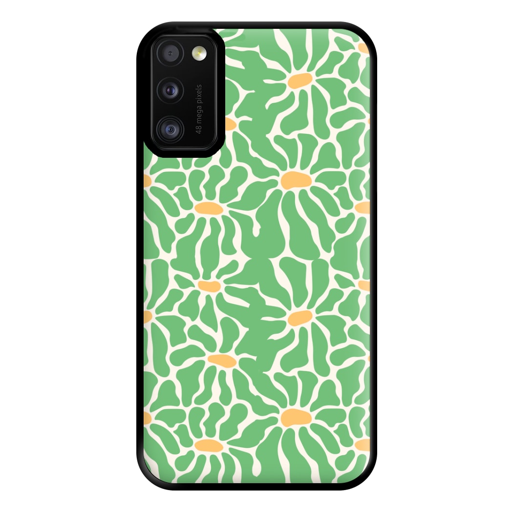 Green Flowers - Summer Phone Case for Galaxy A41