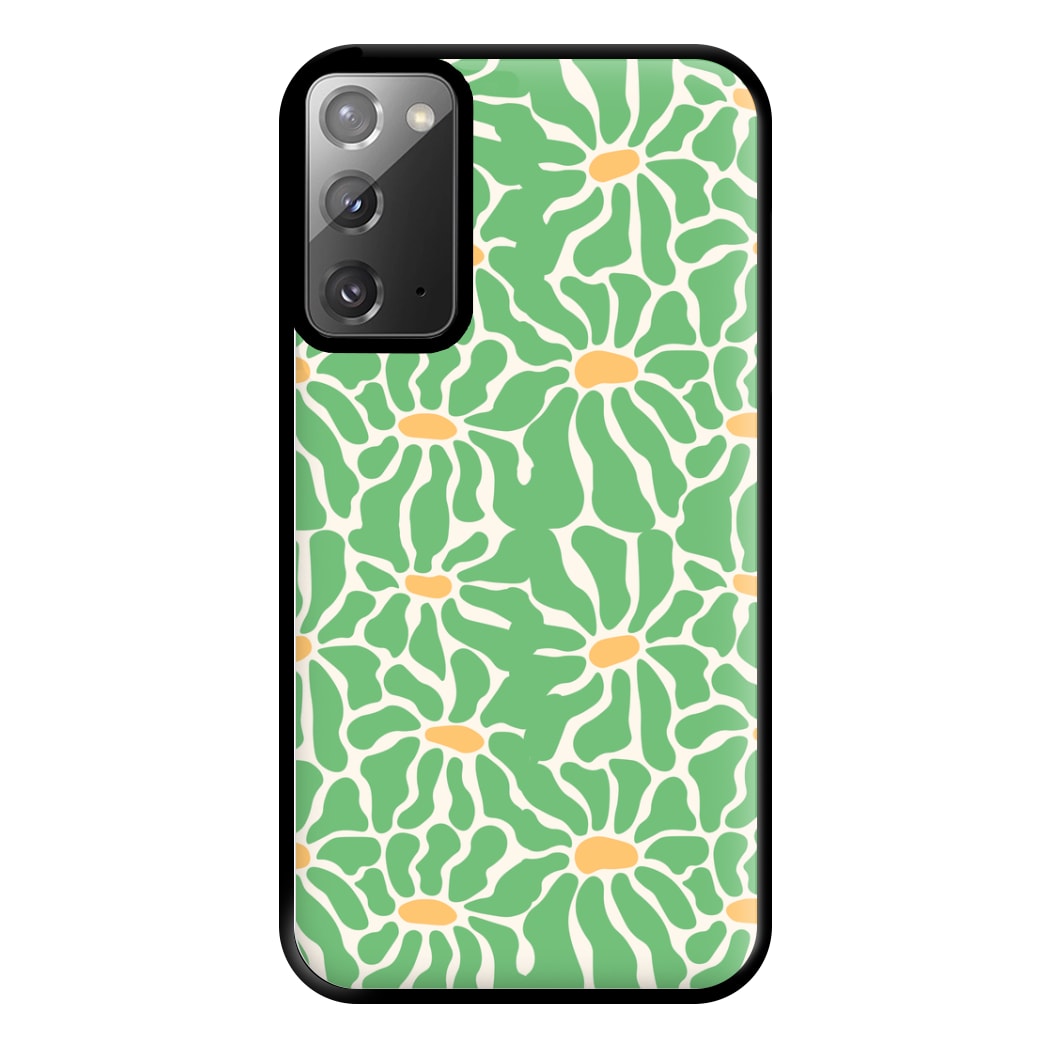 Green Flowers - Summer Phone Case for Galaxy Note 20 Ultra