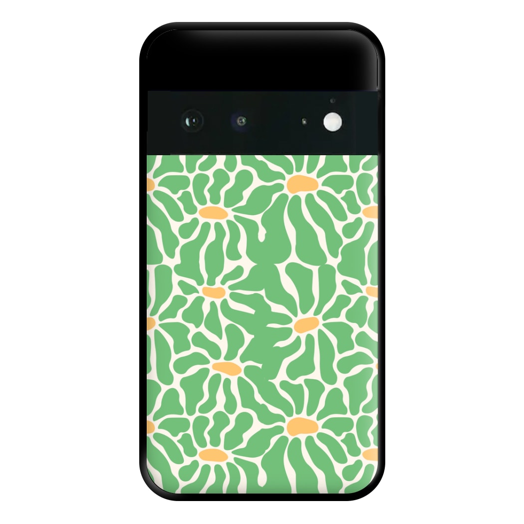 Green Flowers - Summer Phone Case for Google Pixel 6a