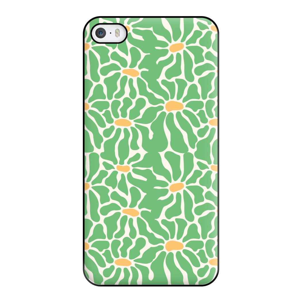 Green Flowers - Summer Phone Case for iPhone 5 / 5s / SE 2016