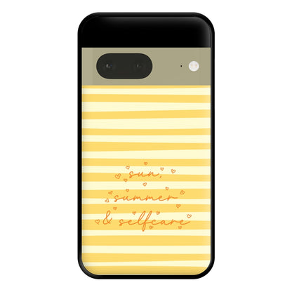 Sun, Summer & Selfcare - Summer Phone Case for Google Pixel 7a