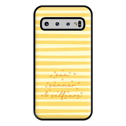 Sun, Summer & Selfcare - Summer Phone Case for Galaxy S10 Plus