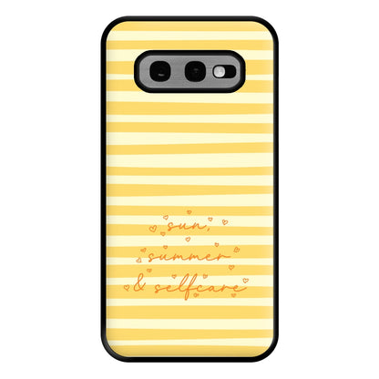 Sun, Summer & Selfcare - Summer Phone Case for Galaxy S10e