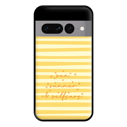 Sun, Summer & Selfcare - Summer Phone Case for Google Pixel 7 Pro