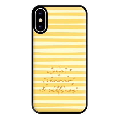 Sun, Summer & Selfcare - Summer Phone Case for iPhone XS Max