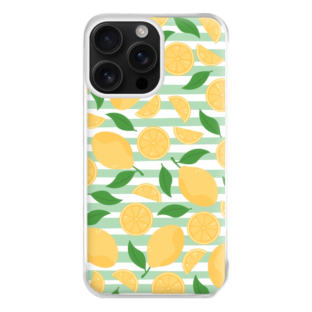 Lemons Pattern - Summer Phone Case