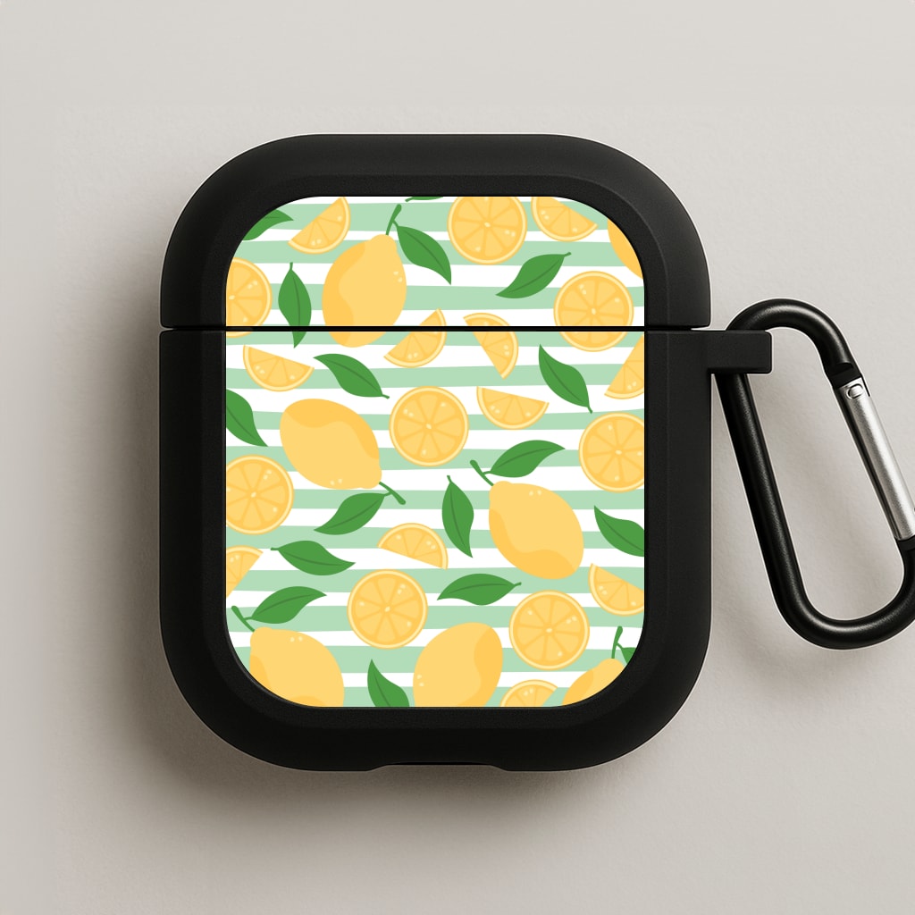 Lemons Pattern - Summer AirPods Case