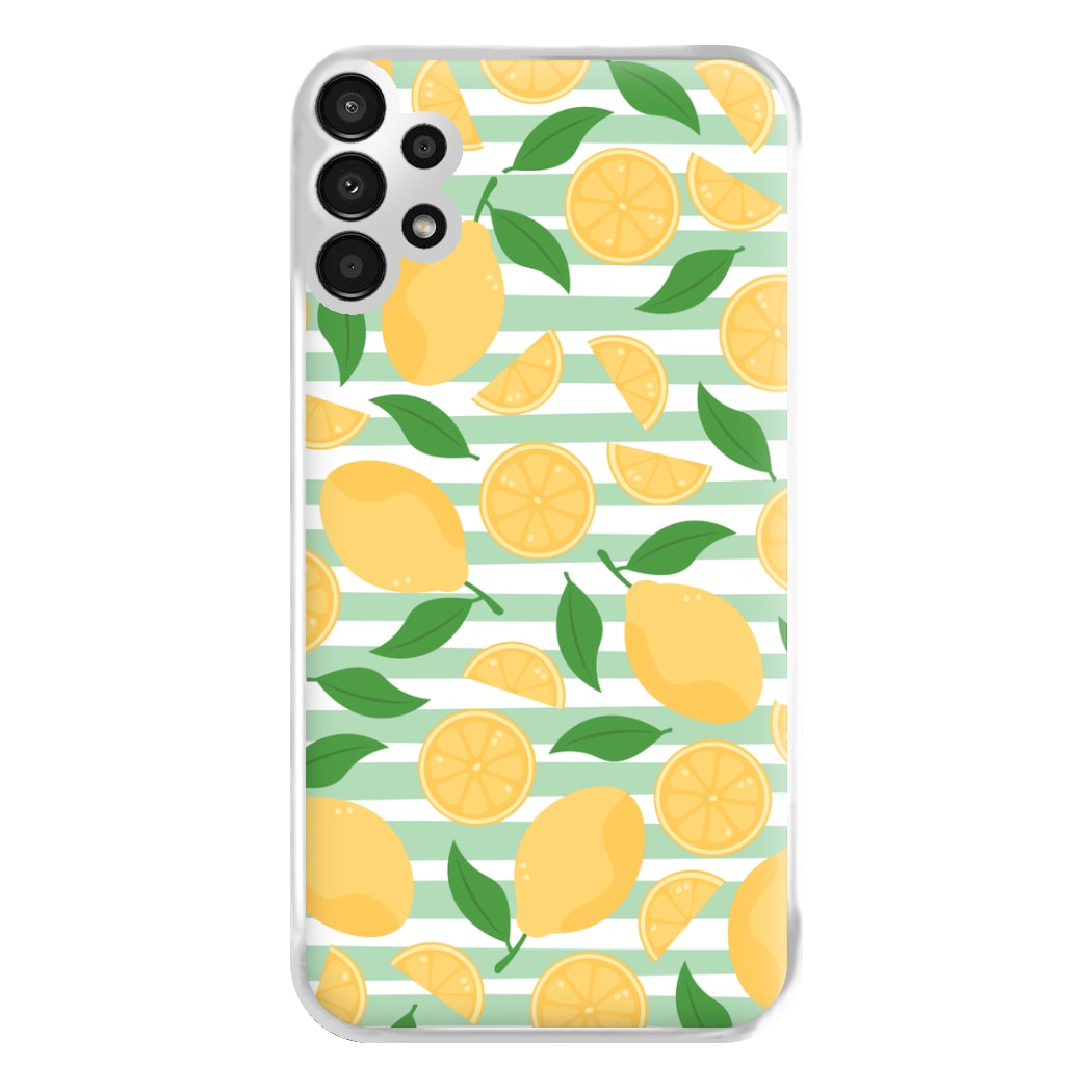 Lemons Pattern - Summer Phone Case for Galaxy A13