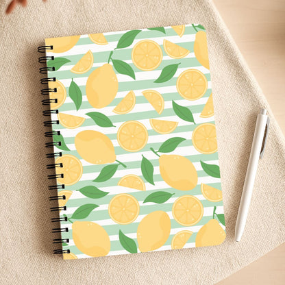 Lemons Pattern - Summer Notepad