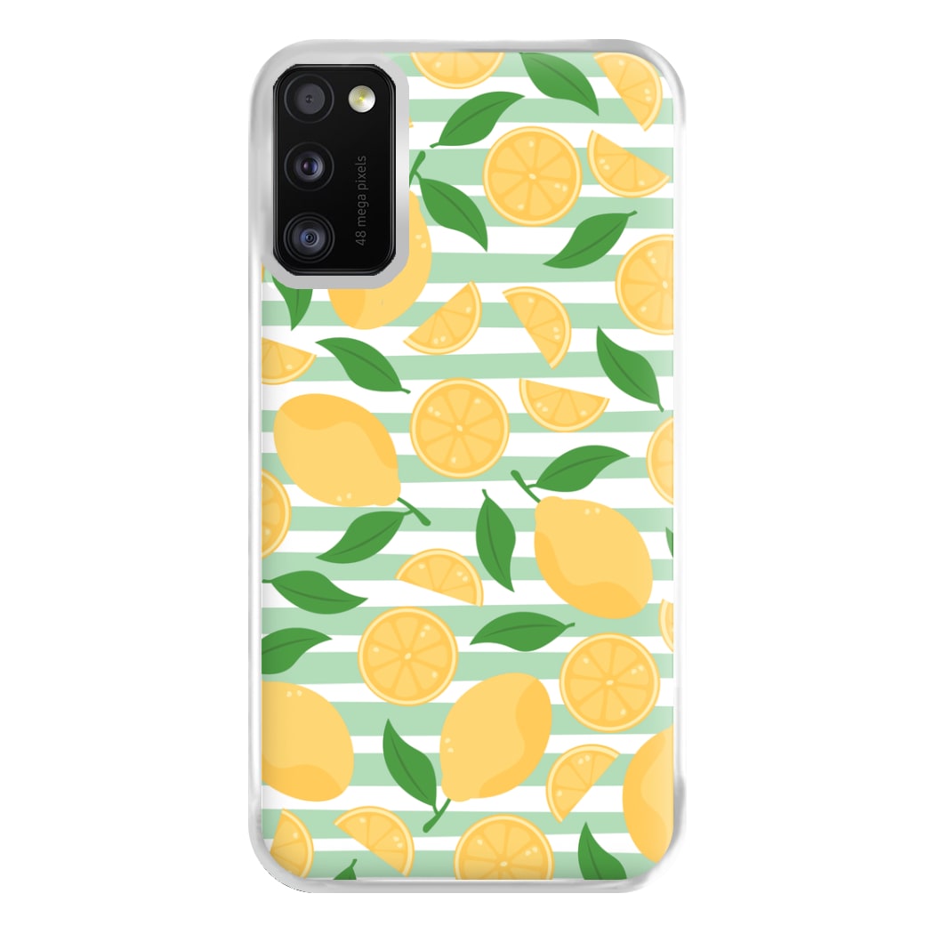 Lemons Pattern - Summer Phone Case for Galaxy A41