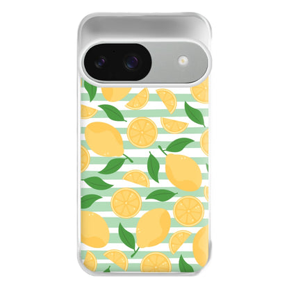 Lemons Pattern - Summer Phone Case for Google Pixel 9 / 9 Pro