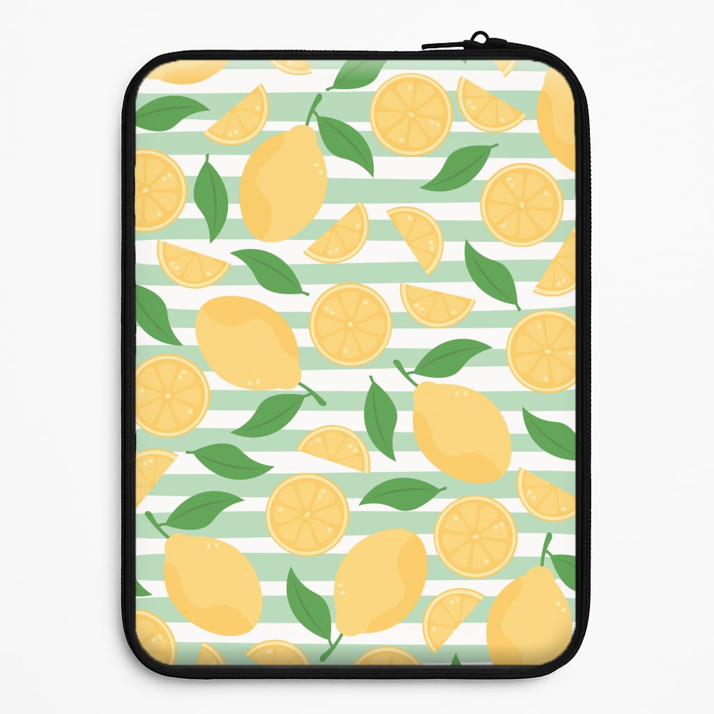 Lemons Pattern - Summer Laptop Sleeve