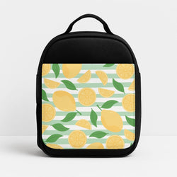 Lemons Pattern - Summer Insulated Lunchbox