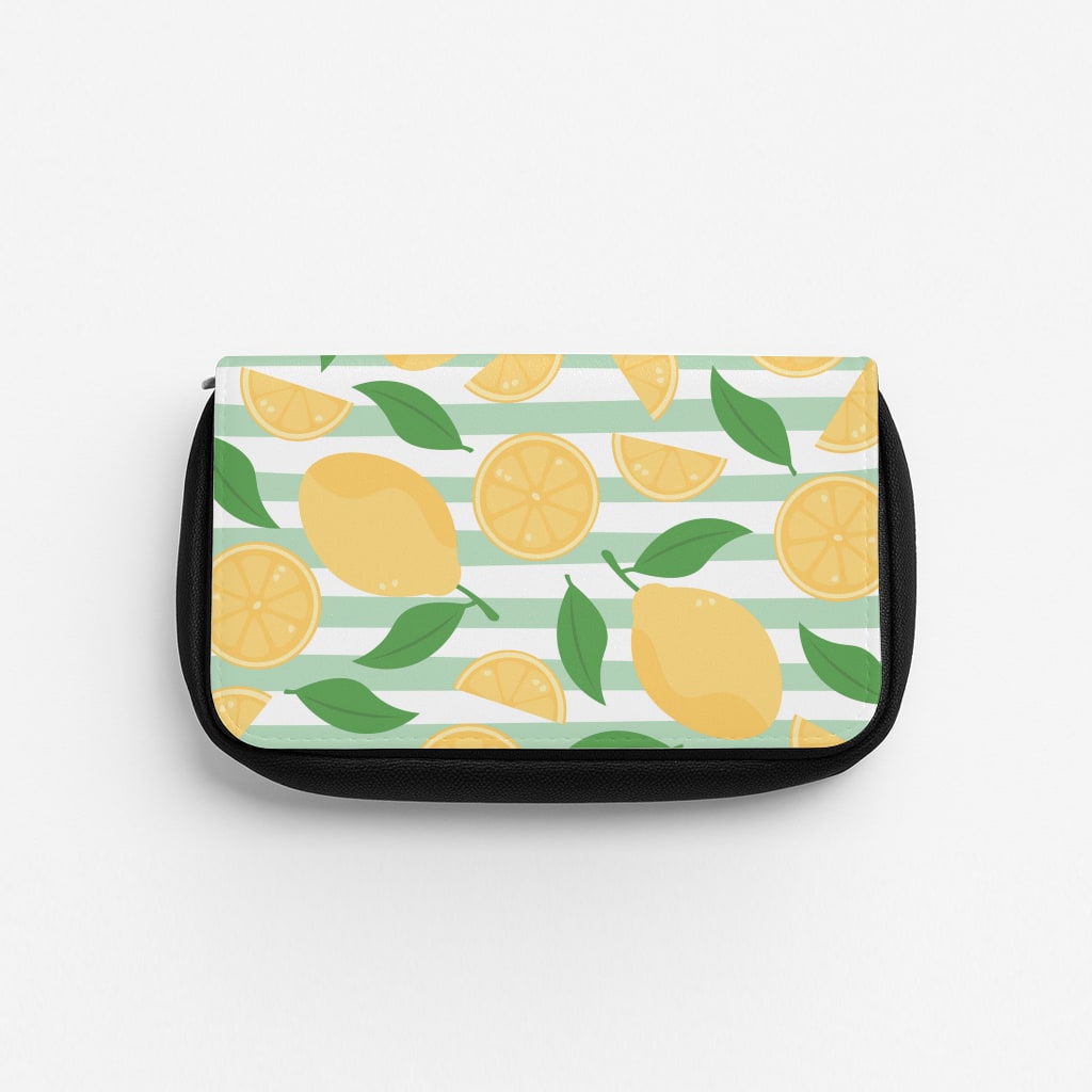 Lemons Pattern - Summer Pencil Case