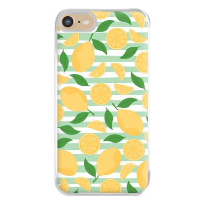 Lemons Pattern - Summer Phone Case for iPhone 6 / 7 / 8 / SE