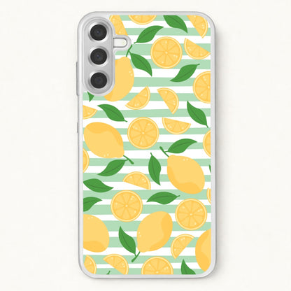 Lemons Pattern - Summer Phone Case for Galaxy A17