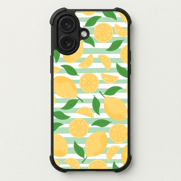 Lemons Pattern - Summer Phone Case — Bumper case