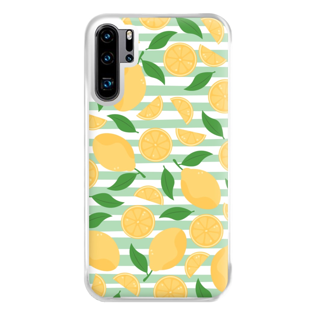 Lemons Pattern - Summer Phone Case for Huawei P30 Pro