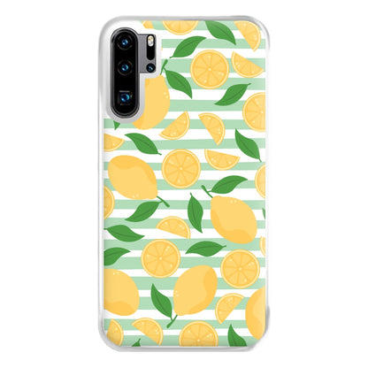 Lemons Pattern - Summer Phone Case for Huawei P30 Pro