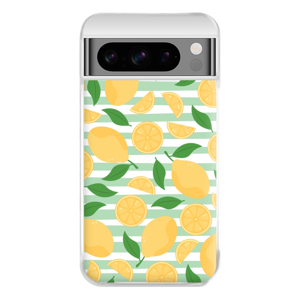 Lemons Pattern - Summer Phone Case for Google Pixel 8 Pro