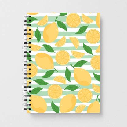 Lemons Pattern - Summer Notebook