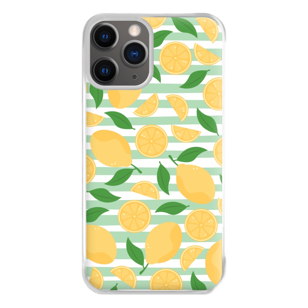 Lemons Pattern - Summer Phone Case for iPhone 12 Pro Max