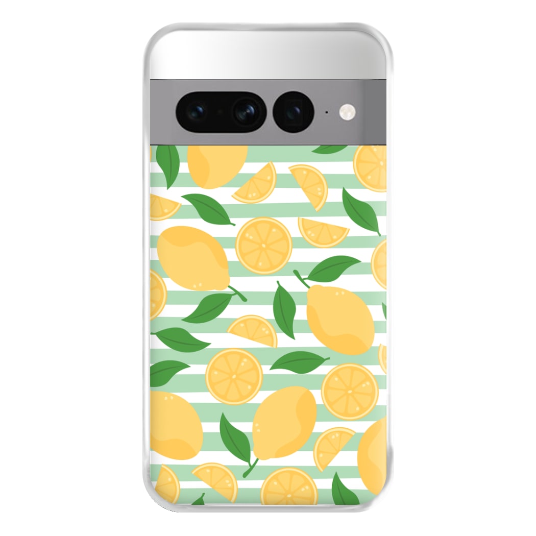 Lemons Pattern - Summer Phone Case for Google Pixel 7 Pro