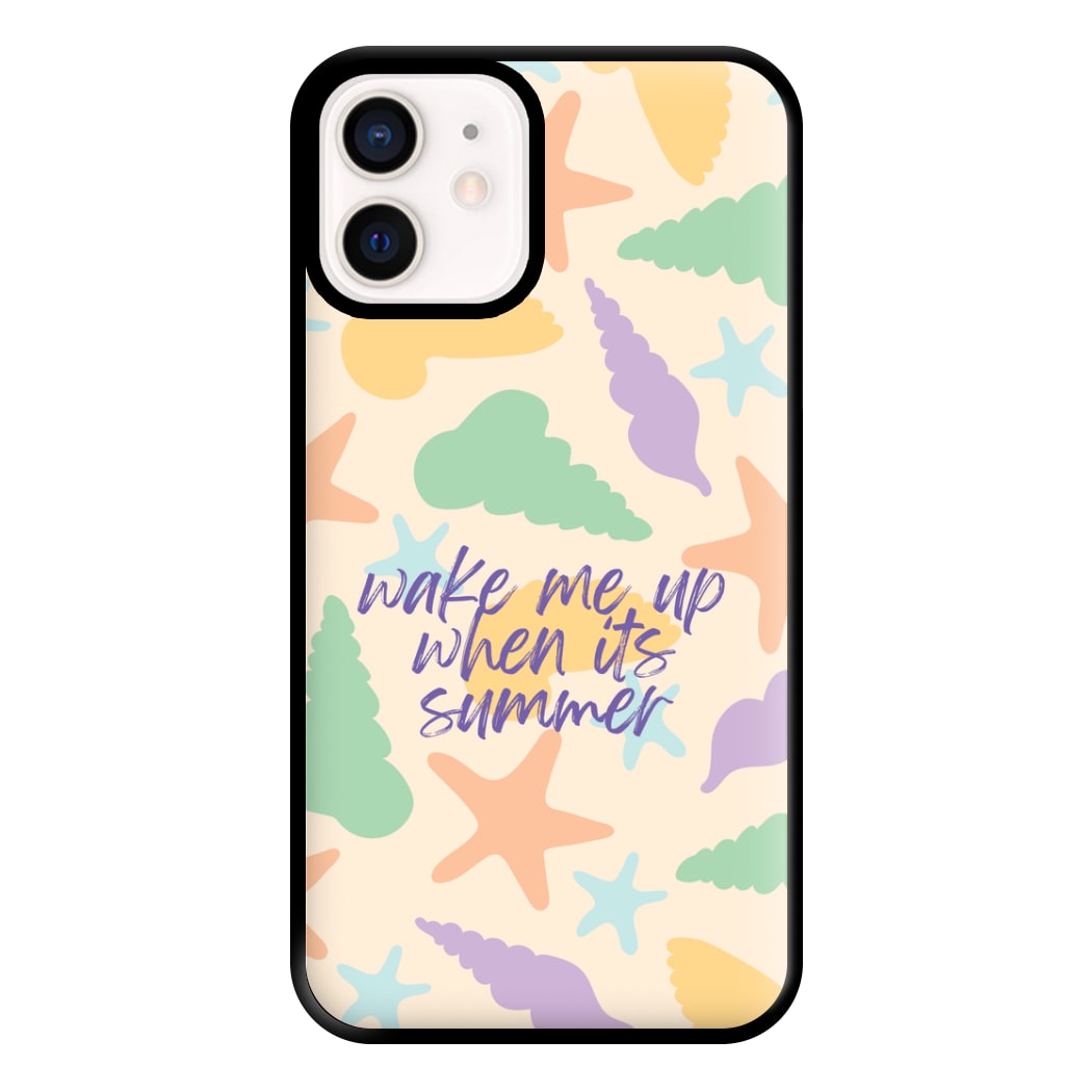 Wake Me Up When It's Summer - Summer Phone Case for iPhone 12 Mini