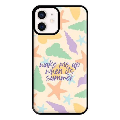 Wake Me Up When It's Summer - Summer Phone Case for iPhone 12 Mini