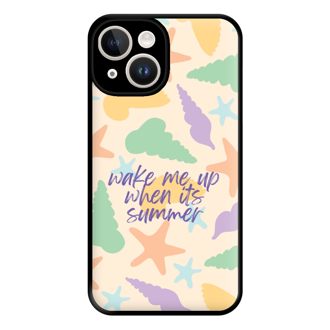 Wake Me Up When It's Summer - Summer Phone Case for iPhone 14