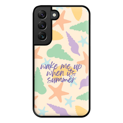 Wake Me Up When It's Summer - Summer Phone Case for Galaxy S22 Plus