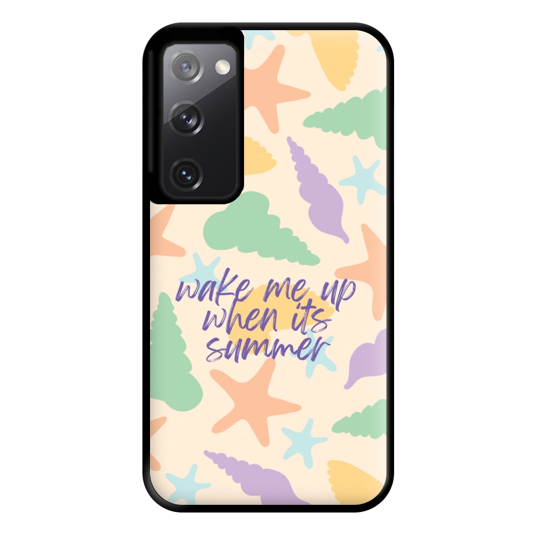 Wake Me Up When It's Summer - Summer Phone Case for Galaxy S20FE